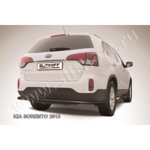 Slitkoff KS13-012B защита заднего бампера d57 черная KIA Sorento (2013)