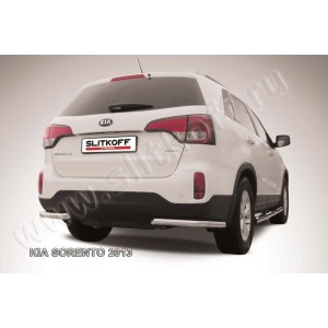 Slitkoff KS13-014 защита заднего бампера уголки d57 KIA Sorento (2013)
