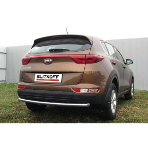 Slitkoff KSP16-007 защита заднего бампера d57 KIA Sportage (2016)