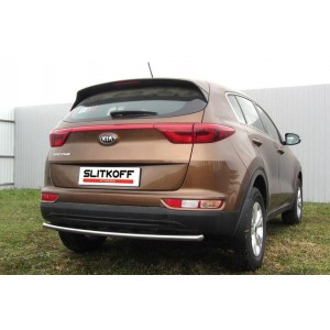 Slitkoff KSP16-009 защита заднего бампера d42 KIA Sportage (2016)