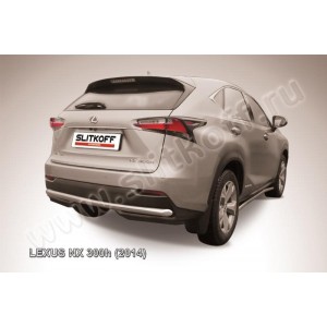 Slitkoff LNX012 защита заднего бампера d57 Lexus NX 300h