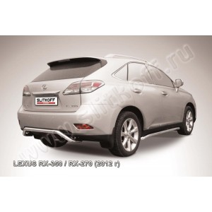 Slitkoff LRX35-12.011 защита заднего бампера d57 "скоба" Lexus RX350/RX270 (2012)