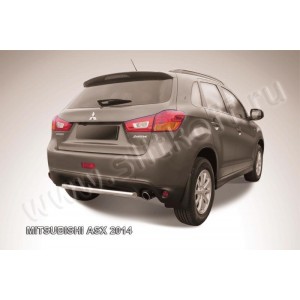 Slitkoff MAS14-014 защита заднего бампера d57 короткая Mitsubishi ASX (2014)