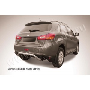 Slitkoff MAS14-016 защита заднего бампера d57 "скоба" Mitsubishi ASX (2014)