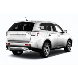 Slitkoff MOUT15-010 защита заднего бампера d57 "волна" Mitsubishi Outlander (2015) рестайлинг