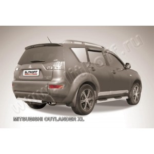 Slitkoff MXL011 защита заднего бампера d57 Mitsubishi Outlander XL (до 2010)