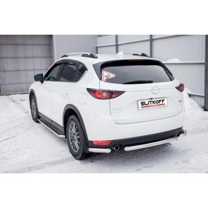 Slitkoff MZCX175-06 защита заднего бампера d57 Mazda CX-5 (2017)