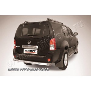 Slitkoff NIP011 защита заднего бампера d76 Nissan Pathfinder R51