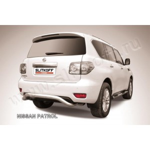 Slitkoff NIPAT014 защита заднего бампера d76 "скоба" Nissan Patrol