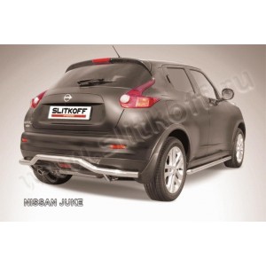 Slitkoff NJ2WD-009 защита заднего бампера d57 "волна" Nissan Juke
