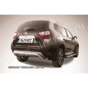 Slitkoff NTER14-008 защита заднего бампера d57 "скоба" Nissan Terrano (2014)