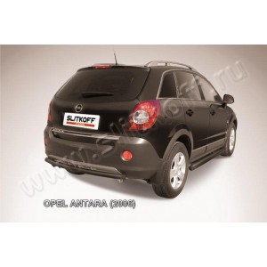 Slitkoff OPAN010B защита заднего бампера d57 черная Opel Antara