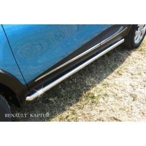 Slitkoff RK2WD007 защита порогов d57 труба Renault Kaptur 2016