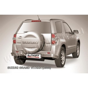 Slitkoff SGV05013 защита заднего бампера уголки d57+ d42 двойные Suzuki Grand Vitara (2005)