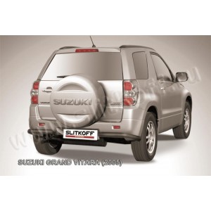 Slitkoff SGV05014B защита заднего бампера уголки d57 черные Suzuki Grand Vitara (2005)
