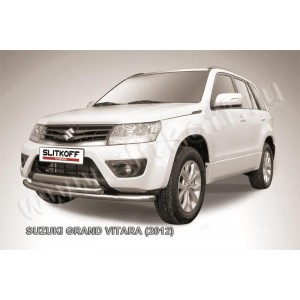 Slitkoff SGV12003 защита переднего бампера d57+ d57 двойная Suzuki Grand Vitara(2012)