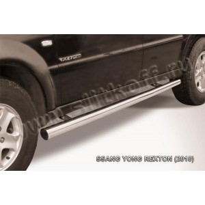 Slitkoff SSR009 защита порогов d76 труба SsangYong Rexton (2010)