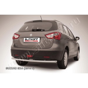 Slitkoff SSX4-14-008 защита заднего бампера d57 Suzuki SX-4 (2014)