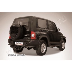 Slitkoff TAT016B защита заднего бампера d57 черная ТагАЗ Tager