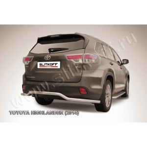Slitkoff THI14-017 защита заднего бампера d57 "волна" длинная Toyota Highlander (2014)