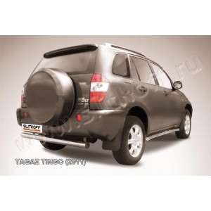 Slitkoff TIN008 защита заднего бампера d76 ТагАЗ Tingo (2011)