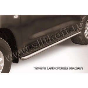 Slitkoff TLC2-020 защита штатного порога d42 Toyota Land Cruiser 200 (2007)