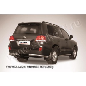 Slitkoff TLC2-025 защита заднего бампера уголки d76 Toyota Land Cruiser 200 (2007)