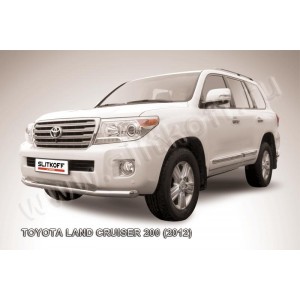 Slitkoff TLC2-12-005 защита переднего бампера d76 Toyota Land Cruiser 200 (2012)