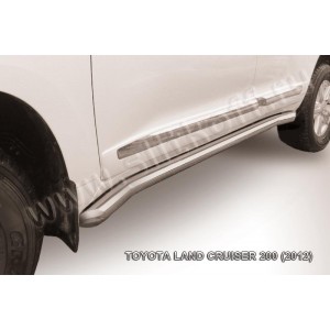 Slitkoff TLC2-12-014 защита порогов d76 с гибами Toyota Land Cruiser 200 (2012)
