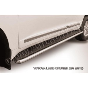 Slitkoff TLC2-12-017 защита штатного порога d42 Toyota Land Cruiser 200 (2012)