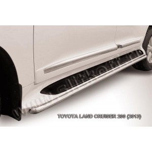 Slitkoff TLC2-13-014 защита штатного порога d42 Toyota Land Cruiser 200 (2013)