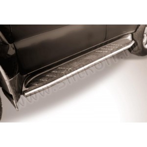 Slitkoff TLCP004 защита штатного порога d42 Toyota Land Cruiser Prado (2003)