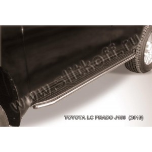 Slitkoff TOP016 защита штатного порога d42 Toyota Land Cruiser Prado (2010)
