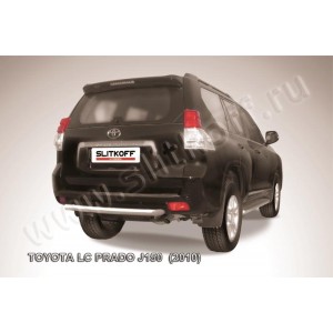 Slitkoff TOP021 защита заднего бампера d57 короткая Toyota Land Cruiser Prado (2010)