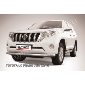 Slitkoff TOP14-003 защита переднего бампера d76 Toyota Land Cruiser Prado (2014)