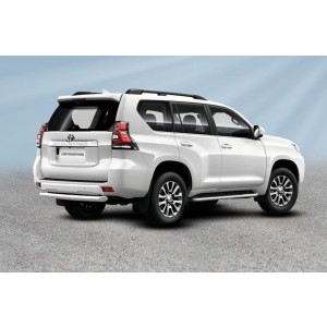 Slitkoff TOP17-012 защита заднего бампера d76 короткая Toyota Land Cruiser Prado (2017)