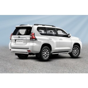 Slitkoff TOP17-013 защита заднего бампера d57 короткая Toyota Land Cruiser Prado (2017)