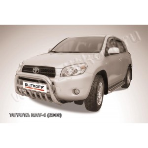 Slitkoff TR4001 кенгурятник d76 низкий с защитой картера Toyota RAV4 (2006)