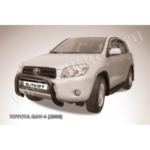 Slitkoff TR4002B кенгурятник d76 низкий черный Toyota RAV4 (2006)