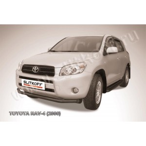 Slitkoff TR4006B защита переднего бампера d57 черная Toyota RAV4 (2006)