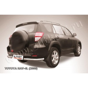 Slitkoff TR409L-018 защита заднего бампера уголки d76 Toyota RAV4 L (2009)