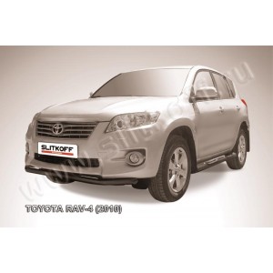 Slitkoff TR410-007B защита переднего бампера d57 черная Toyota RAV4 (2010)