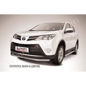 Slitkoff TR413-004 защита переднего бампера d57 Toyota RAV4 (2013)
