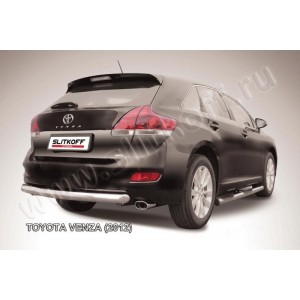 Slitkoff TVEN010 защита заднего бампера d76 радиусная Toyota Venza (2013)
