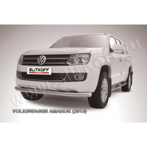 Slitkoff VWAM13-004 защита переднего бампера d76 Volkswagen Amarok (2013)