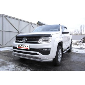 Slitkoff VWAM16-003 защита переднего бампера d76 Volkswagen Amarok (2016)