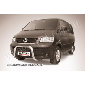 Slitkoff VWM002 кенгурятник d57 низкий "мини" Volkswagen Multivan
