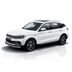 Slitkoff ZOTCOP-003S защита переднего бампера d57 серебристая Zotye Coupa