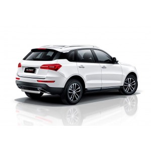 Slitkoff ZOTCOP-008S защита заднего бампера d57 короткая серебристая Zotye Coupa