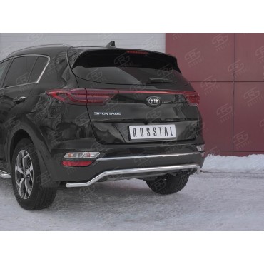 Руссталь KSZ-003193 защита заднего бампера d42 волна на Kia Sportage 2018-